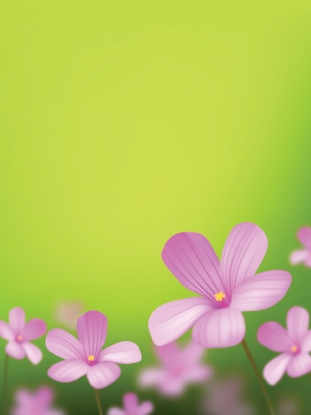 free vector Absolutely beautiful flowers and plant vector